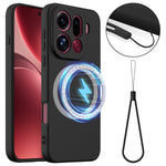 For Oppo Find X9 Pro 5G Magnetic Case Anti-Drop Liquid Silicone Phone Cover