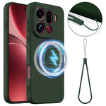 For Oppo Find X9 Pro 5G Magnetic Case Anti-Drop Liquid Silicone Phone Cover