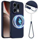 For Oppo Find X9 5G Magnetic Case Anti-Drop Liquid Silicone Phone Cover
