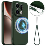 For Oppo Find X9 5G Magnetic Case Anti-Drop Liquid Silicone Phone Cover