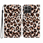 For Honor X7d 5G / Honor 400 Smart 5G Pung Etui Trykt Mønster PU Læder Stand Telefoncover med Rem