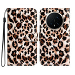 For Honor Magic8 Pro 5G Wallet Case  Printed Pattern PU Leather Stand Phone Cover with Strap