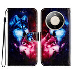 For Honor Magic8 Lite 5G / X9d 5G / X70 5G Wallet Case  Printed Pattern PU Leather Stand Phone Cover with Strap