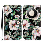For Honor Magic8 Lite 5G / X9d 5G / X70 5G Wallet Case  Printed Pattern PU Leather Stand Phone Cover with Strap