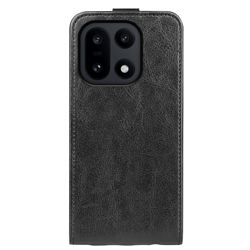 For OnePlus 15 5G Case with Card Slots Vertical Flip Leather Phone Cover