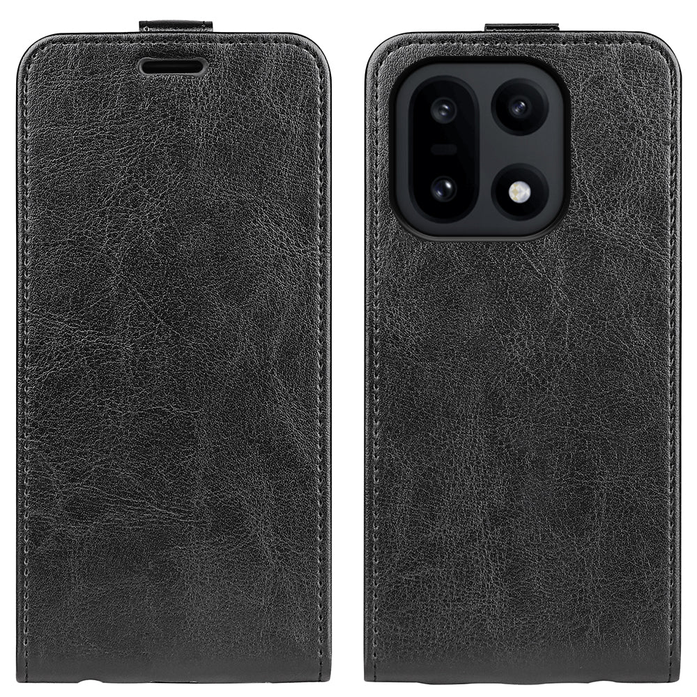 For OnePlus 15 5G Case with Card Slots Vertical Flip Leather Phone Cover