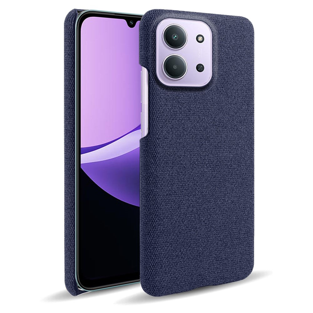 Phone Case for Xiaomi Redmi 15C 4G (EU) (173mm) / Redmi 15C 5G (EU) (173mm) / Poco C85 4G (173mm) Cloth Texture Anti-Scratch Protective PC Back Cover