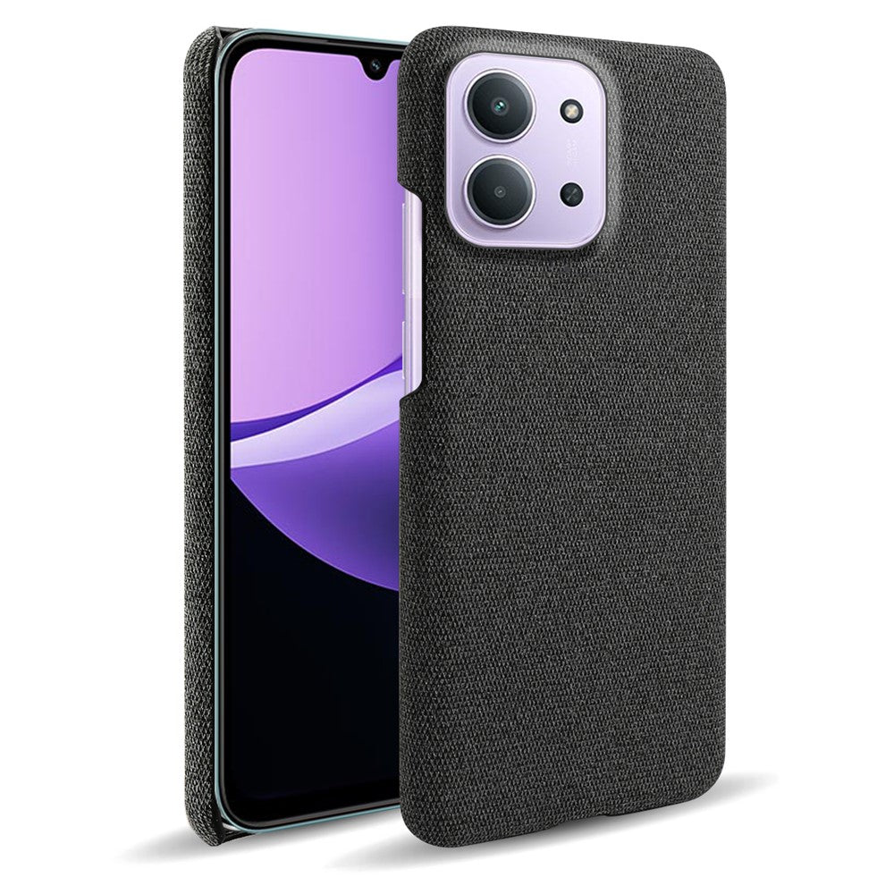 Phone Case for Xiaomi Redmi 15C 4G (EU) (173mm) / Redmi 15C 5G (EU) (173mm) / Poco C85 4G (173mm) Cloth Texture Anti-Scratch Protective PC Back Cover