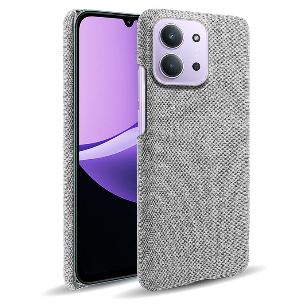 Phone Case for Xiaomi Redmi 15C 4G (EU) (173mm) / Redmi 15C 5G (EU) (173mm) / Poco C85 4G (173mm) Cloth Texture Anti-Scratch Protective PC Back Cover