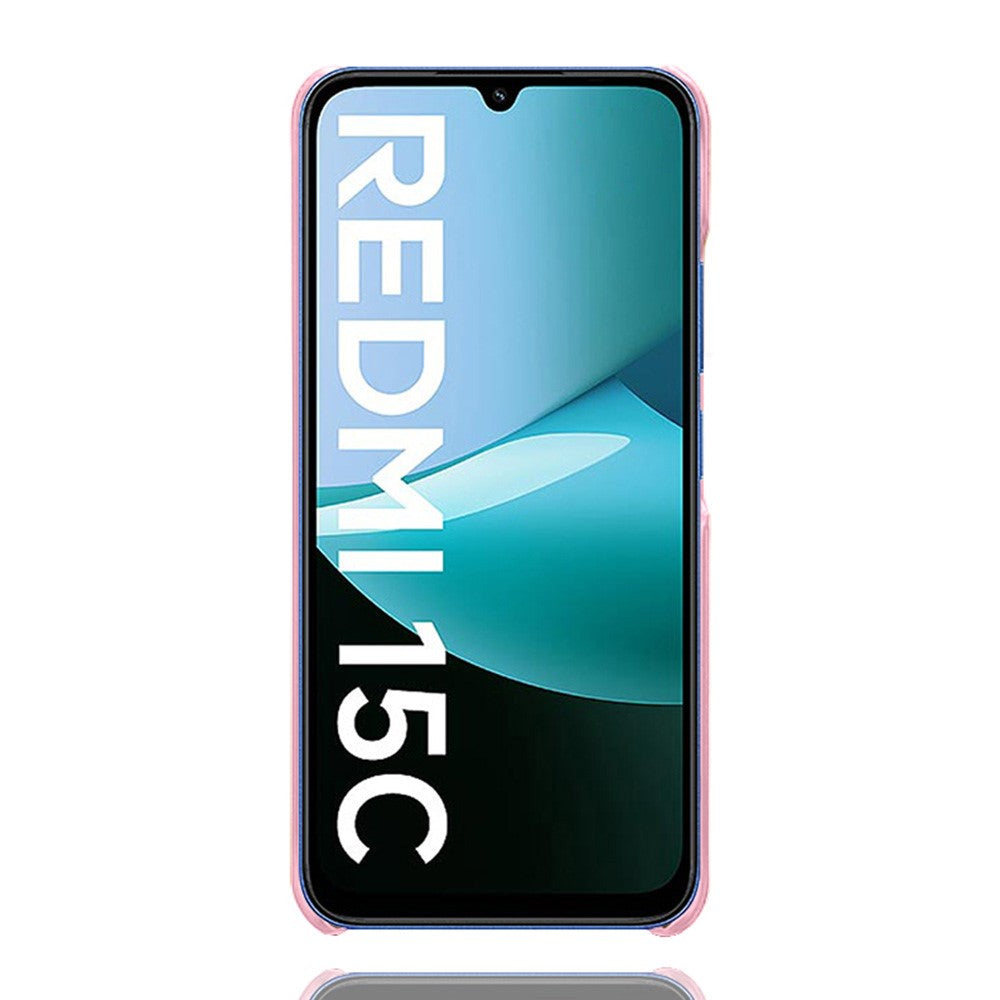 For Xiaomi Redmi 15C 4G (Global) (171mm) / Poco C85 4G (171mm) Case Dual Card Slots PU Leather + Hard PC Phone Cover