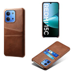 For Xiaomi Redmi 15C 4G (Global) (171mm) / Poco C85 4G (171mm) Case Dual Card Slots PU Leather + Hard PC Phone Cover