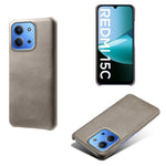 For Xiaomi Redmi 15C 4G (Global) (171mm) / Poco C85 4G (171mm) Case Calf Texture PU Leather Hard PC Protective Phone Cover