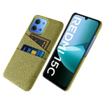 For Xiaomi Redmi 15C 4G (Global) (171mm) / Poco C85 4G (171mm) Case Cloth + Hard PC Phone Cover with Dual Card Slots