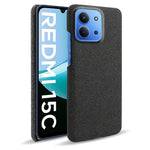 For Xiaomi Redmi 15C 4G (Global) (171mm)  /  Poco C85 4G (171mm) Case Cloth Texture Anti-Scratch Protective Phone PC Back Cover