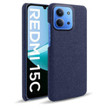 For Xiaomi Redmi 15C 4G (Global) (171mm)  /  Poco C85 4G (171mm) Case Cloth Texture Anti-Scratch Protective Phone PC Back Cover