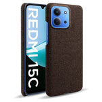 For Xiaomi Redmi 15C 4G (Global) (171mm)  /  Poco C85 4G (171mm) Case Cloth Texture Anti-Scratch Protective Phone PC Back Cover