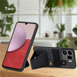 For Oppo Find X9 Pro 5G K-Shaped Kickstand Case Leather Phone Back Cover