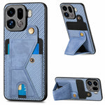 For Oppo Find X9 Pro 5G K-Shaped Kickstand Case Leather Phone Back Cover