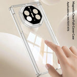 GKK For Huawei Mate XT Ultimate / XTs Ultimate Case Magnetic Hinge Design Clear TPU Phone Cover