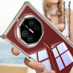GKK For Huawei Mate XT Ultimate / XTs Ultimate Case Magnetic Hinge Design Clear TPU Phone Cover