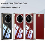 GKK For Huawei Mate XT Ultimate / XTs Ultimate Case Magnetic Hinge Design Clear TPU Phone Cover