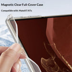 GKK For Huawei Mate XT Ultimate / XTs Ultimate Case Magnetic Hinge Design Clear TPU Phone Cover