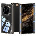 GKK For Huawei Mate XT Ultimate / XTs Ultimate Case Magnetic Hinge Design Clear TPU Phone Cover