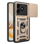 Phone Case For Honor Play10A 4G  /  X5c Plus 4G  /  X5c 4G PC + TPU Kickstand Cover with Slide Camera Lid