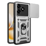 Phone Case For Honor Play10A 4G  /  X5c Plus 4G  /  X5c 4G PC + TPU Kickstand Cover with Slide Camera Lid