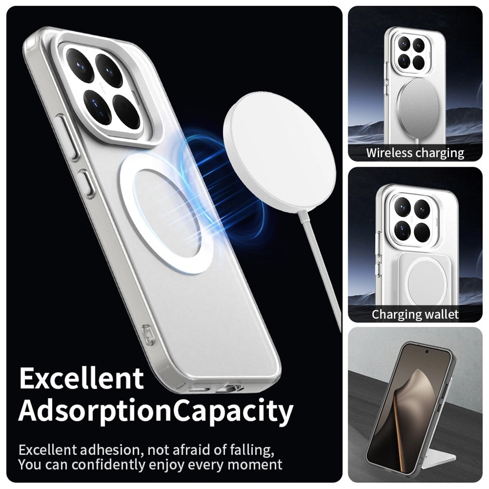 For Xiaomi 15T Pro Magnetic Case Anti Drop Hybrid Phone Back Cover