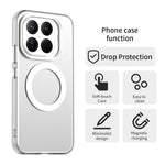 For Xiaomi 15T Pro Magnetic Case Anti Drop Hybrid Phone Back Cover