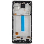 Til Samsung Galaxy A52 4G A525 / A52 5G A526 / A52s 5G A528 Grade C OLED-skærm og digitizer-enhed + ramme (uden logo)