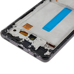 Til Samsung Galaxy A52 4G A525 / A52 5G A526 / A52s 5G A528 Grade C OLED-skærm og digitizer-enhed + ramme (uden logo)