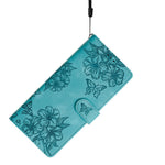 Honor 400 Smart 5G / 4G / X7d 4G cover – sommerfugl og blomstermønster, skin-touch læder telefoncover