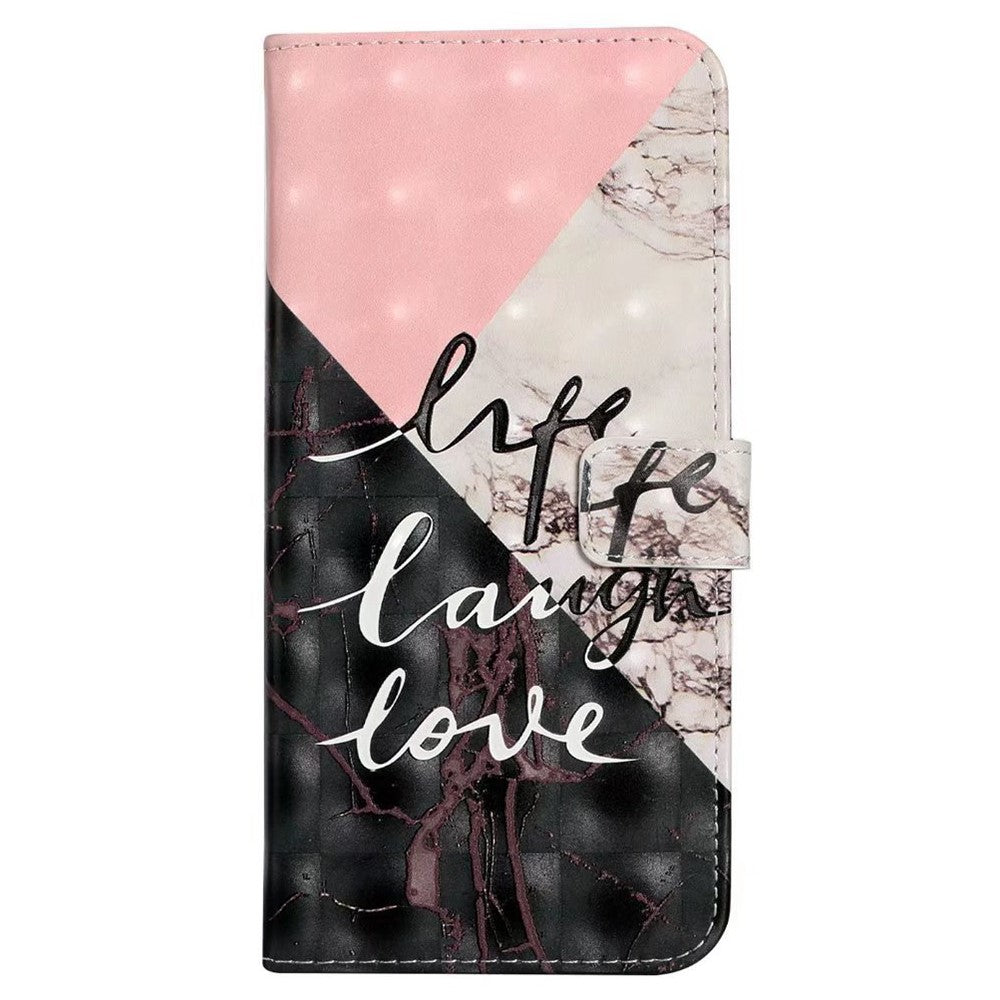 Phone Case For Xiaomi 17 3D Creative Pattern PU Leather Stand Cover