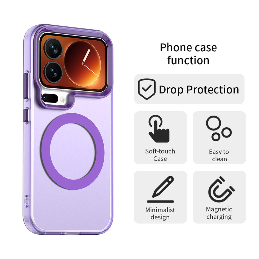 For Xiaomi 17 Pro Max Magnetic Case Anti Drop Hybrid Phone Back Cover