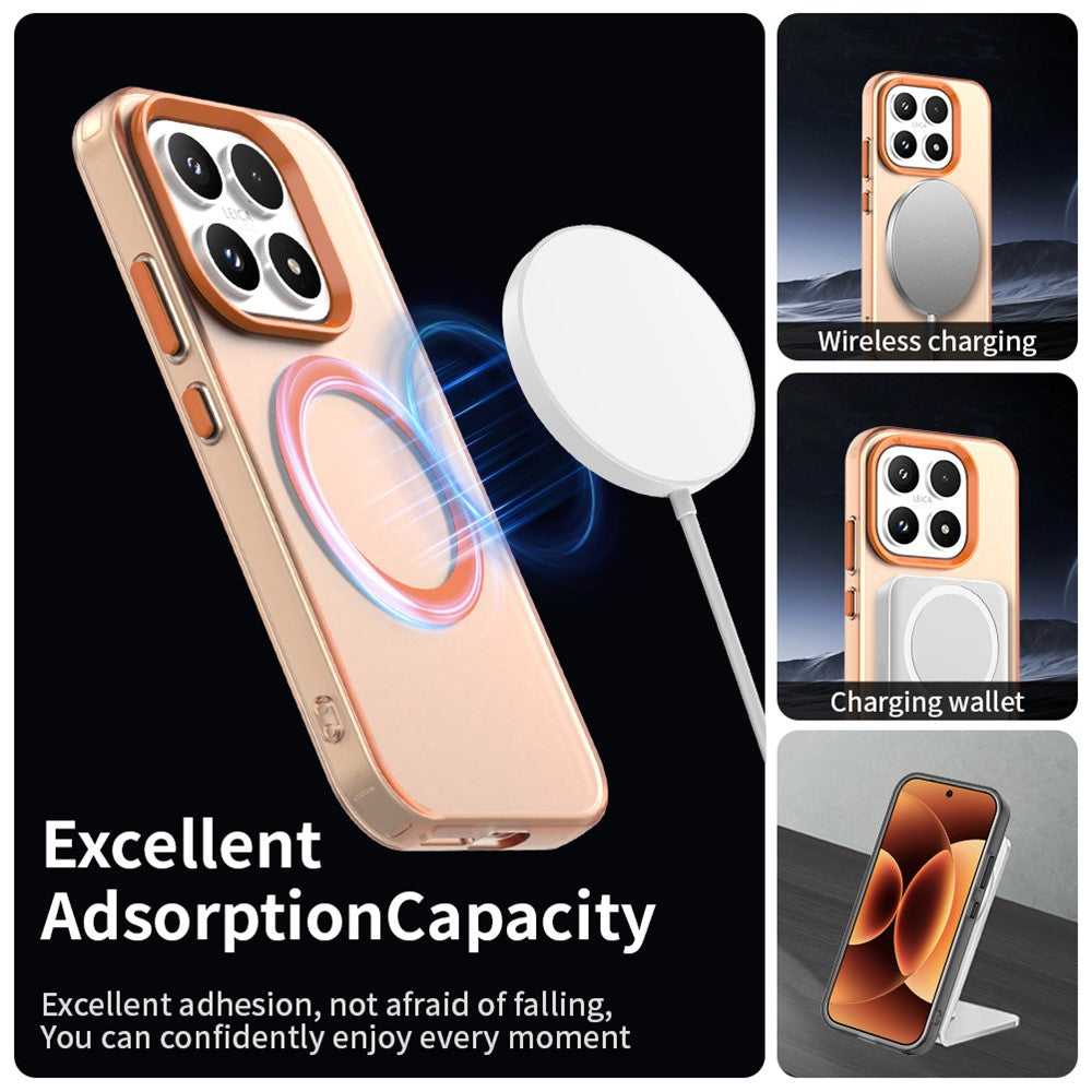 Xiaomi 17-fodral Magnetiskt fodral Anti-fall Hybridmobil Baksida