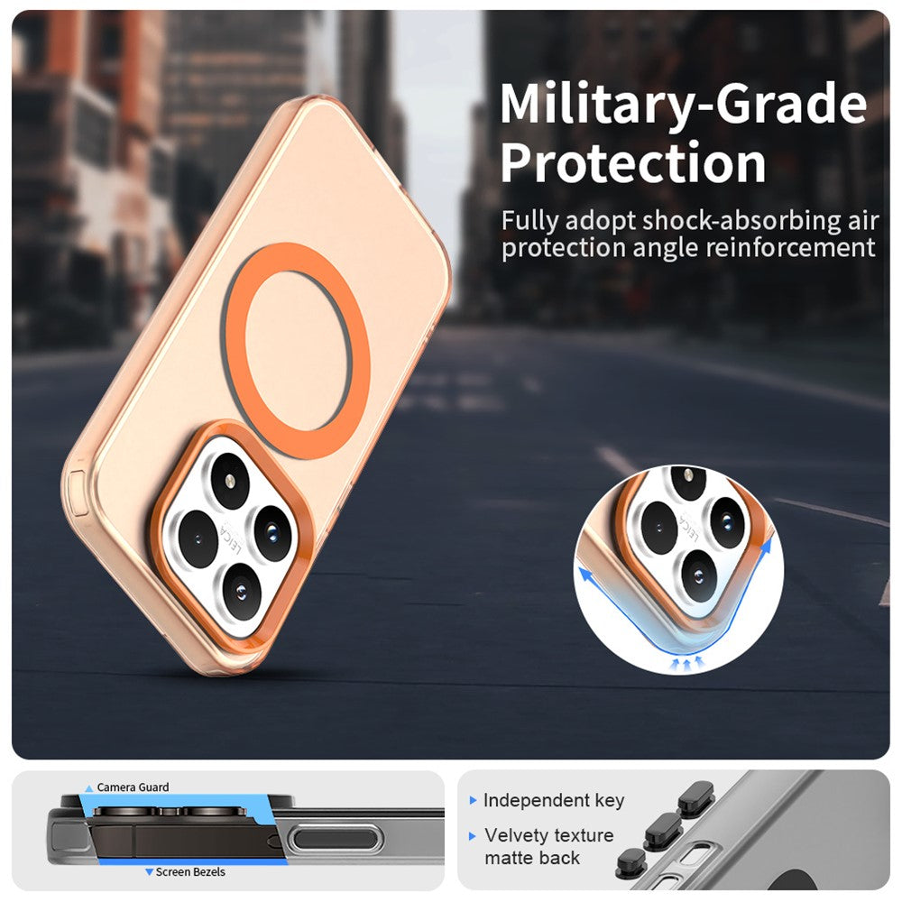Xiaomi 17-fodral Magnetiskt fodral Anti-fall Hybridmobil Baksida