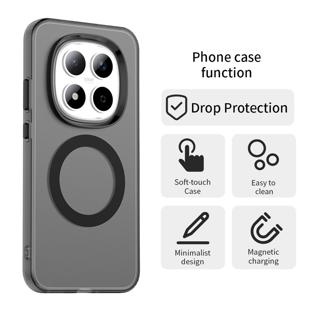 Xiaomi Redmi Note 15 Pro 5G Magnetiskt Skal Anti-Drop Hybrid mobil Baksida