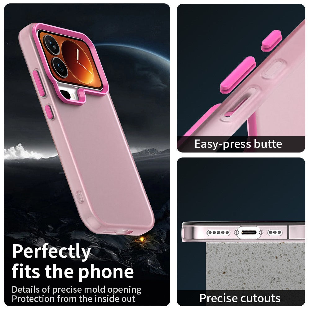 Xiaomi 17 Pro Max-skal PC + TPU + PET Matt fallskyddande mobilbaksida