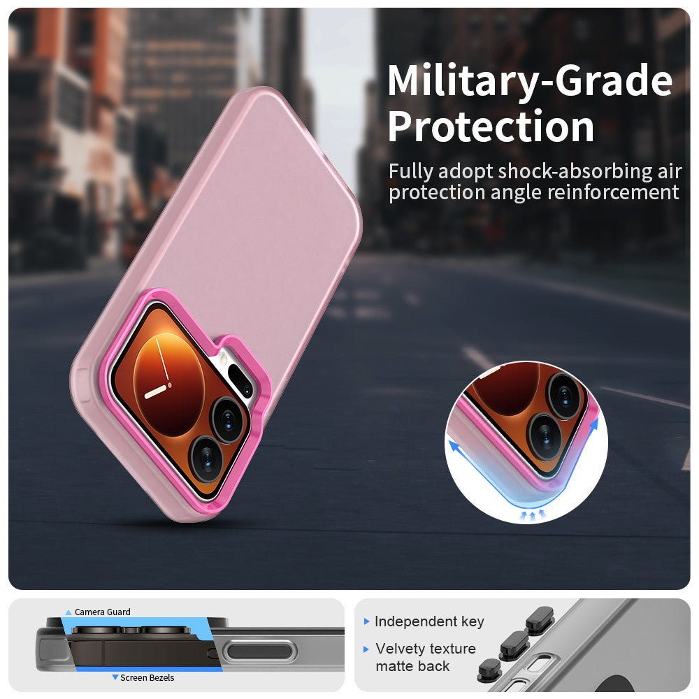 Xiaomi 17 Pro Max-skal PC + TPU + PET Matt fallskyddande mobilbaksida