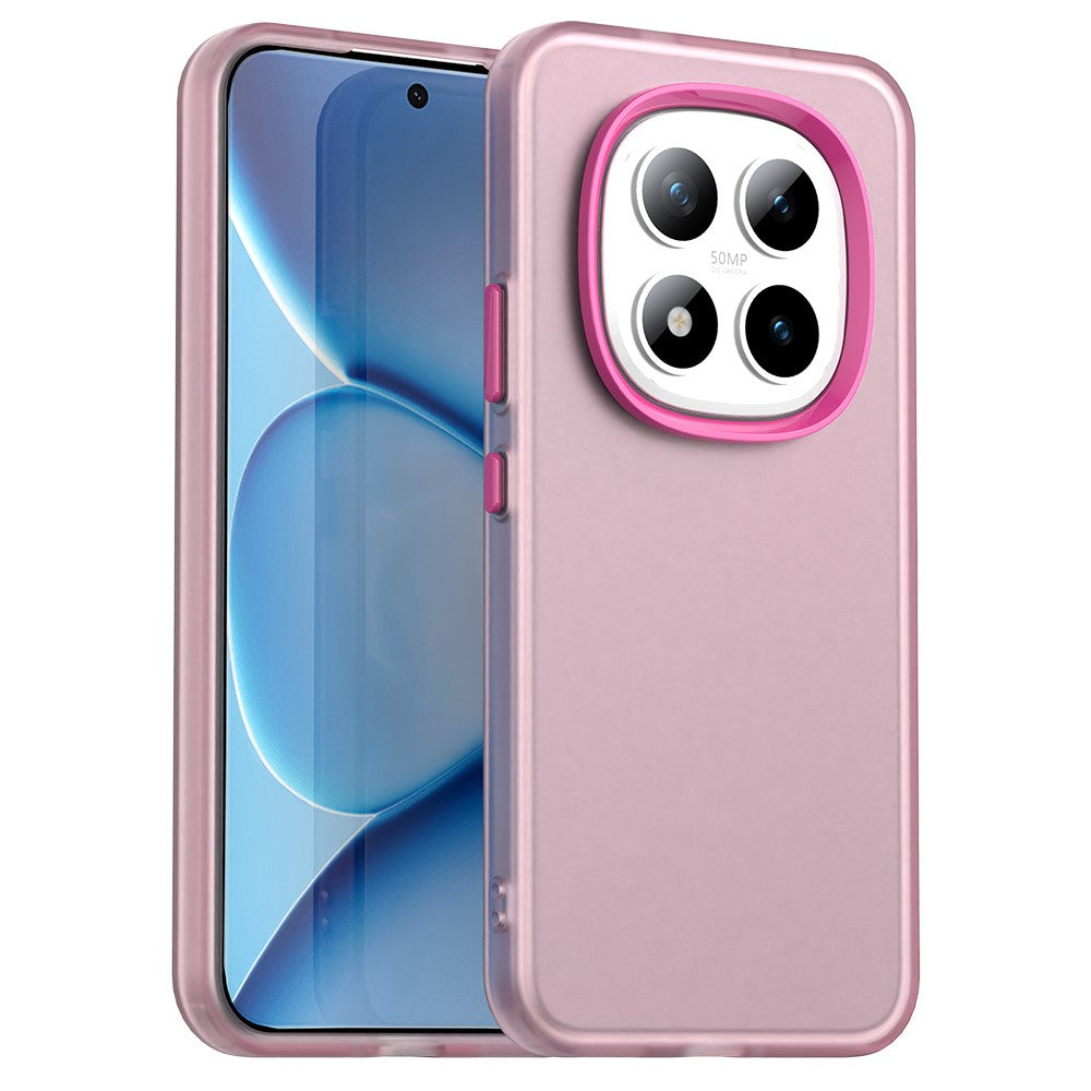 For Xiaomi Redmi Note 15 Pro 5G Case PC + TPU + PET Matte Anti-Drop Phone Back Cover