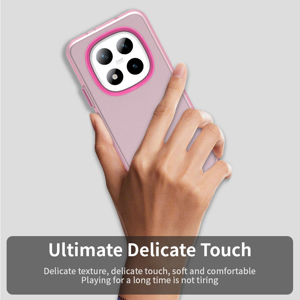 For Xiaomi Redmi Note 15 Pro 5G Case PC + TPU + PET Matte Anti-Drop Phone Back Cover