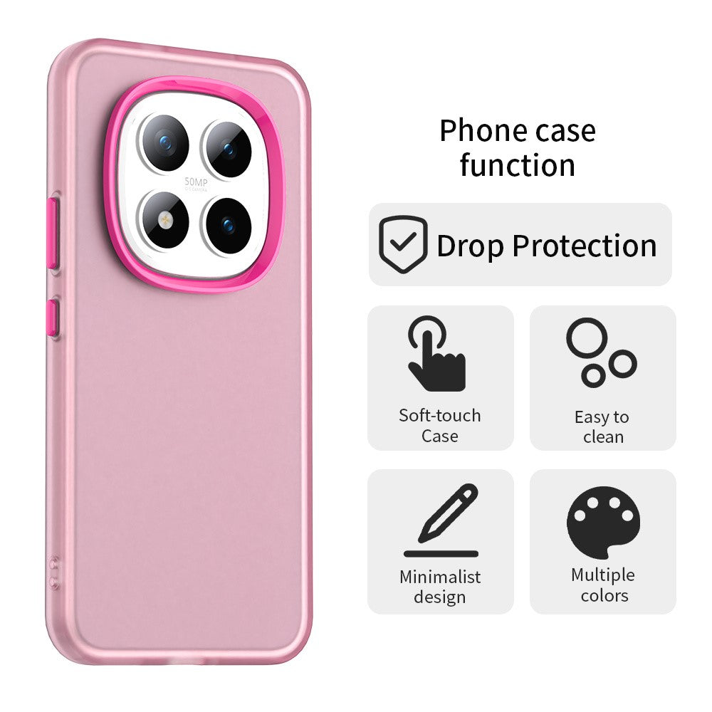 Xiaomi Redmi Note 15 Pro 5G-skal PC + TPU + PET Matt fallskyddande bakstycke