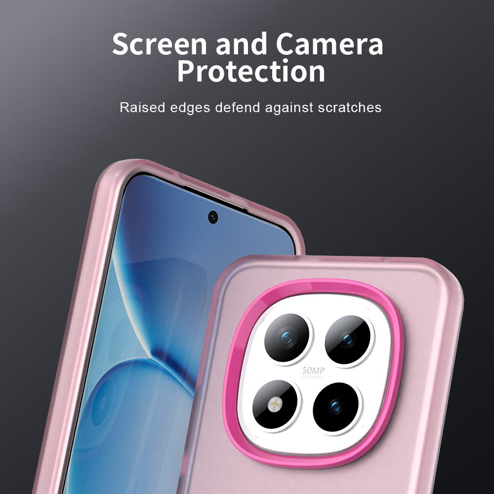 For Xiaomi Redmi Note 15 Pro 5G Case PC + TPU + PET Matte Anti-Drop Phone Back Cover
