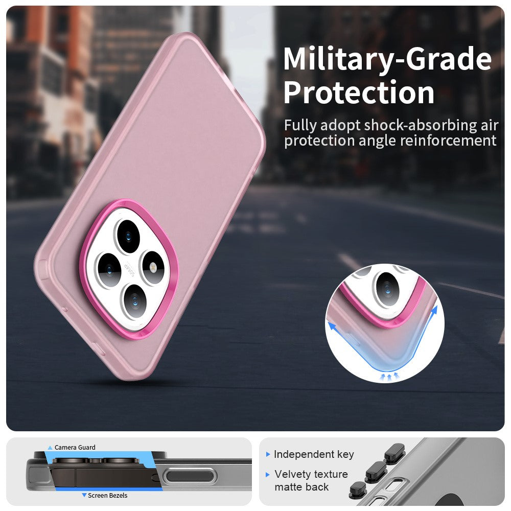 For Xiaomi Redmi Note 15 Pro 5G Case PC + TPU + PET Matte Anti-Drop Phone Back Cover
