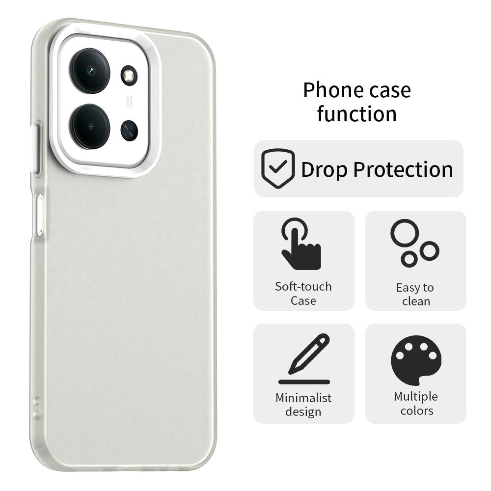 Phone Case For Xiaomi Redmi 15C 5G (EU) (173mm)  /  15C 4G (EU) (173mm) PC + TPU + PET Matte Anti-Drop Phone Back Cover