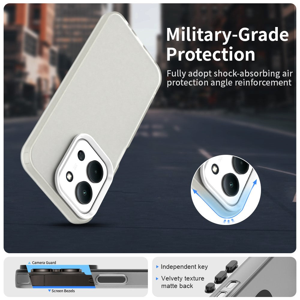 Phone Case For Xiaomi Redmi 15C 5G (EU) (173mm)  /  15C 4G (EU) (173mm) PC + TPU + PET Matte Anti-Drop Phone Back Cover
