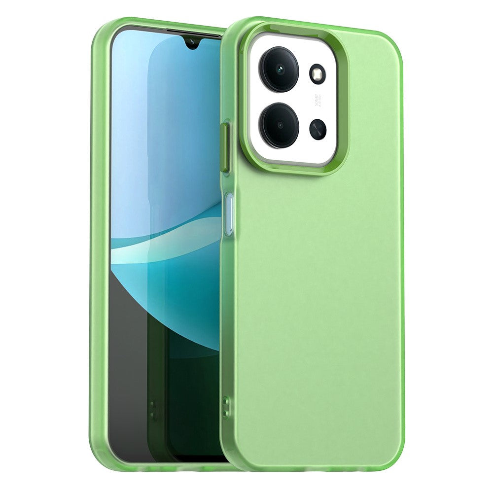 Phone Case For Xiaomi Redmi 15C 5G (EU) (173mm)  /  15C 4G (EU) (173mm) PC + TPU + PET Matte Anti-Drop Phone Back Cover