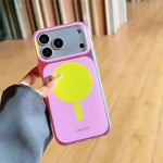 CICI-CITY For iPhone 17 Pro Case Compatible with MagSafe PC + TPU IMD Dual Color Phone Cover